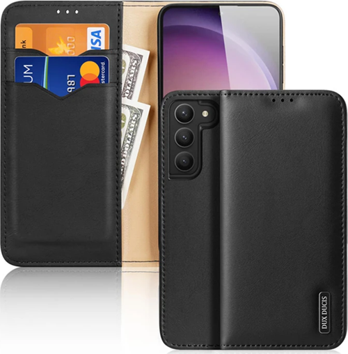 Dux Ducis SM Galaxy S23 Kılıf Mıknatıslı Cüzdanlı Deri Kılıf Hivo Series-(5775)