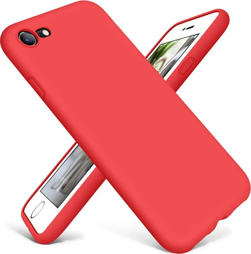 ALLY İPhone SE2 İPhone 8-7 Lansman Kılıf İçi Kadife Soft Silikon Kılıf-(5775)