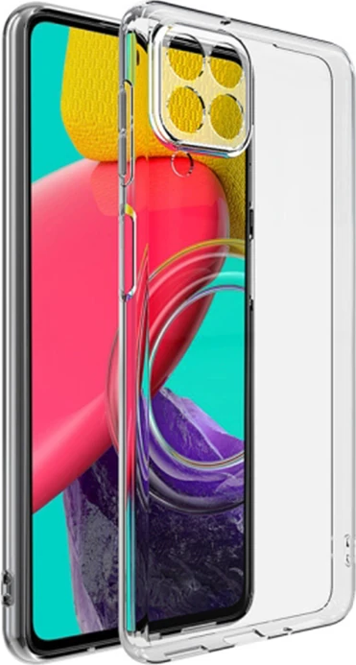 Ally SM Galaxy M62 F62 Kılıf Kamera Korumalı Ultra İnce Şeffaf Kılıf-(5775)