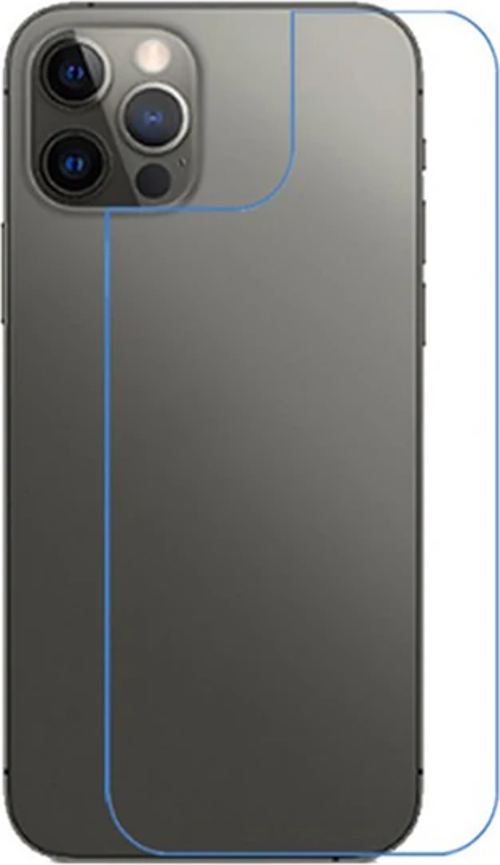 Ally İPhone 12/12 Pro 6.1 İnch Tempered Arka Kırılmaz Cam Koruyucu-(5775)