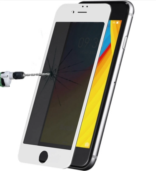 iPhone SE3-SE2 İPhone 8-7 3D Full Privacy Gizlilik Kırılmaz Cam Ekran Koruyucu-(5775)