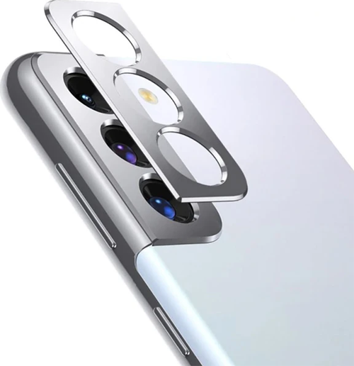 SM Galaxy S21 / S21+ 3D Metal Kamera Koruyucu Metal Lens-(5775)
