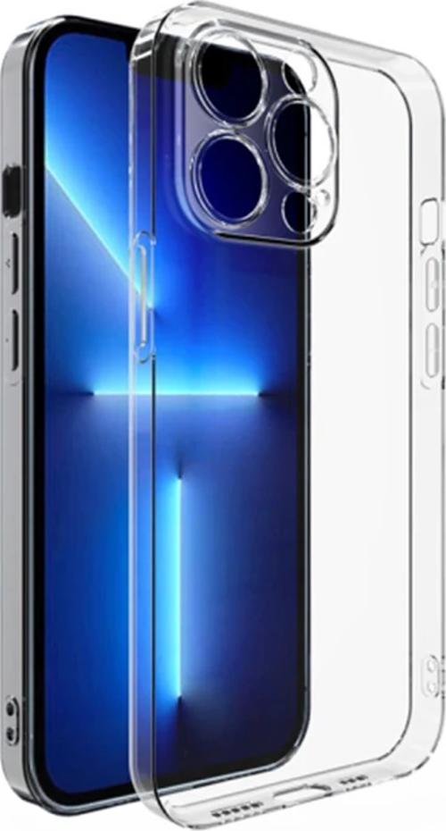 Ally iPhone 12 Pro 6.1inç Kılıf Kamera Korumalı Ultra İnce Şeffaf Silikon Kılıf-(5775)