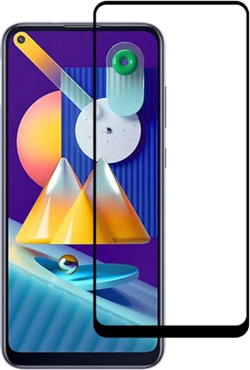 ALLY SM Galaxy M11 Full Glue Tempered Cam Ekran Koruyucu-(5775)