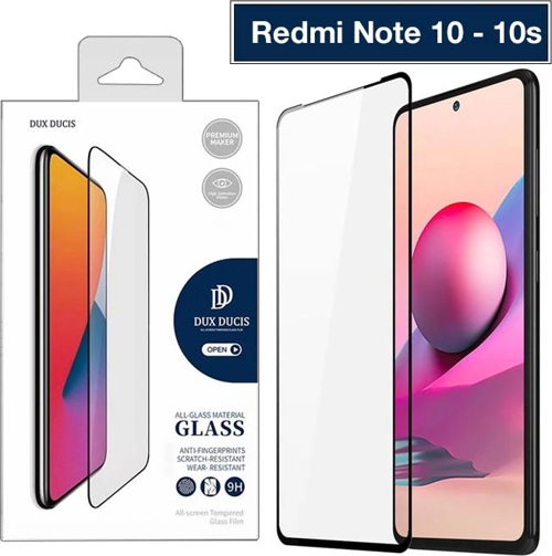Dux Ducis Full Kaplama Redmi Note 10 Note 10S Cam Ekran Koruyucu-(5775)