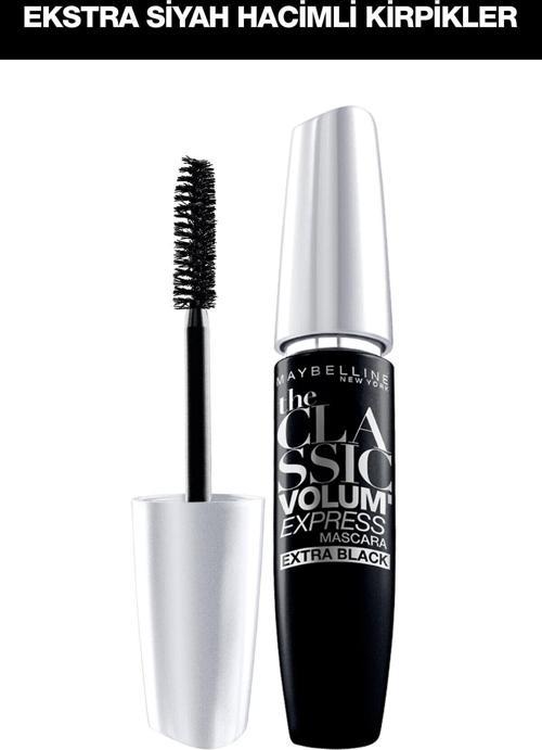 Hacim Veren Siyah Maskara - Volum' Express Classic Extra Black Mascara 3600531516512