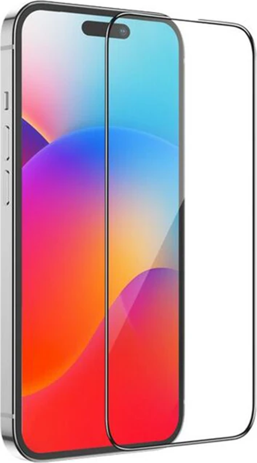 HOCO iPhone 15 Full HD Tempered Kırılmaz Cam Ekran Koruyucu 10 Adet set-(5775)