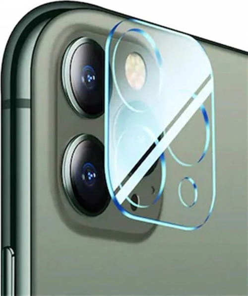 iPhone 12 6.1 Full Tempered Kamera Koruyucu Kırılmaz Cam-(5775)