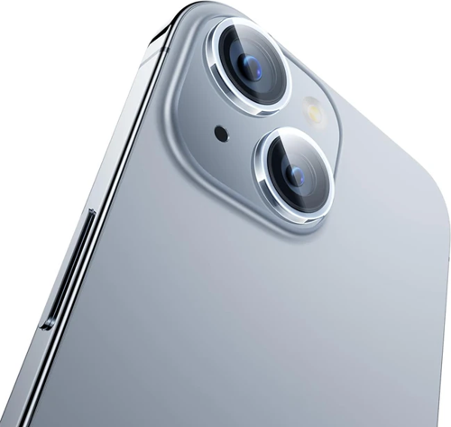 Baseus iPhone 15/15 Plus için Sapphire Serisi HD Cam Kamera Koruyucu-(5775)