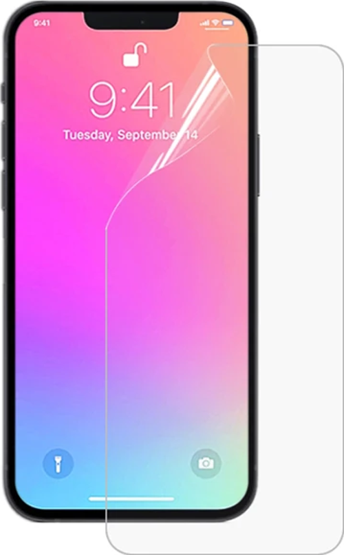 iPhone 13 Pro Max 6.7 Full Kaplama Hidrojel Film Full Ekran Koruyucu-(5775)