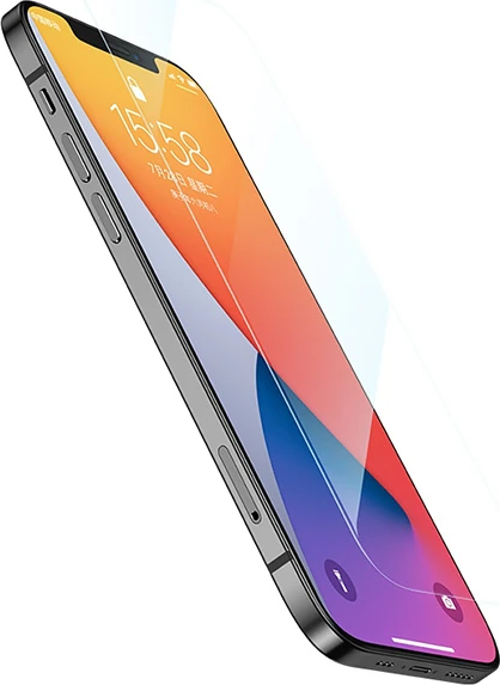 ALLY iPhone 12 Pro Max 6.7-inch Tempered Cam Ekran Koruyucu-(5775)