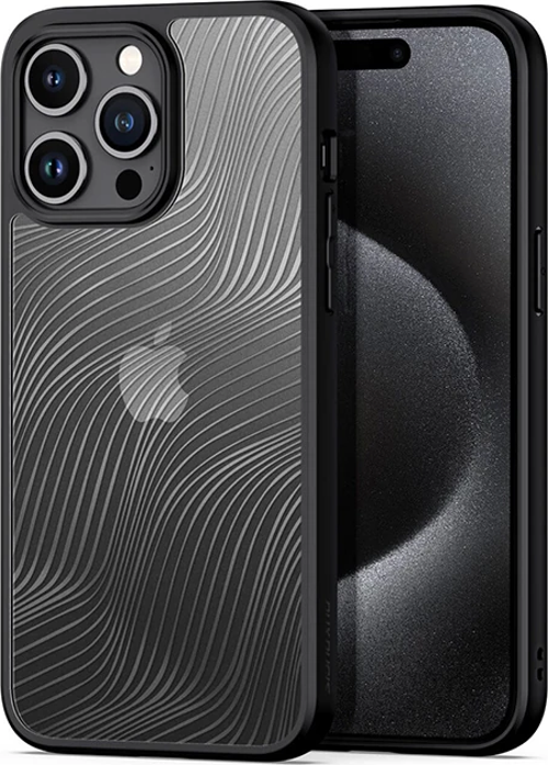Dux Ducis iPhone 15 Pro Aimo Series Premium Buzlu Sert PC-TPU Kılıf-(5775)