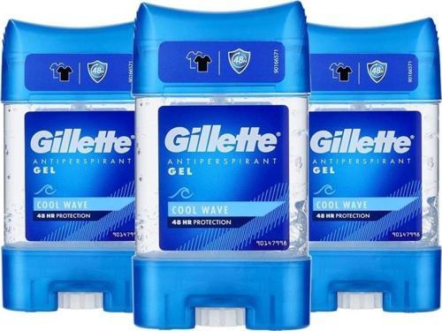 Antiperspirant Gel Cool Wave 70 Ml - 3 Adet