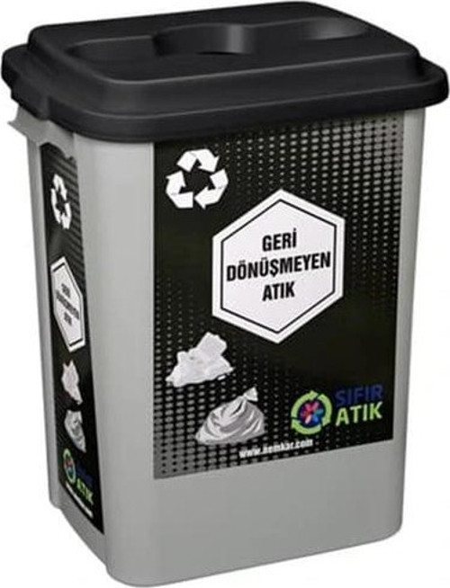 CKK-1177 Siyah Sıfır Atık Kovası XL 70 Lt