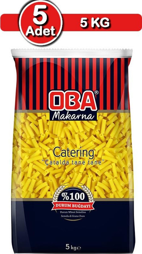 Kalın Kesme Makarna 5 Kg x 5 Adet | Toptan Paket Fırsatı