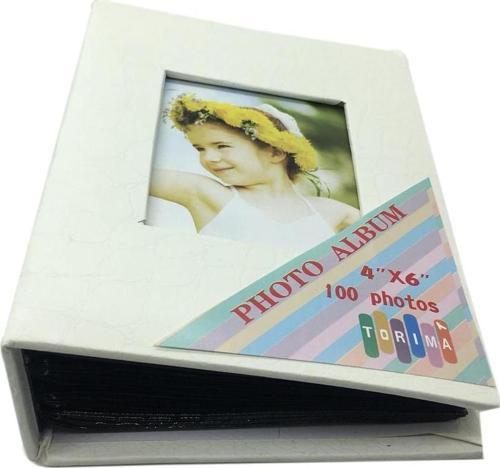 4 x 6 (10 x 15) 100'lük Fotoğraf Albüm Beyaz