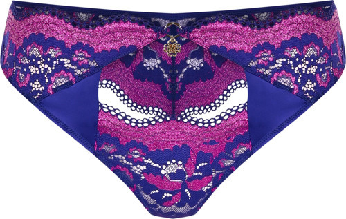 Addria Saks Mavisi Saten Dantelli String