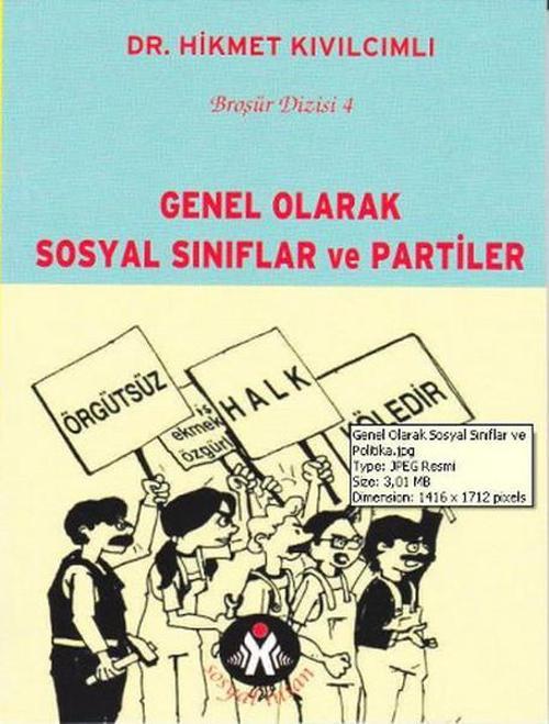 Genel Olarak Sosyal Sınıflar ve Partiler