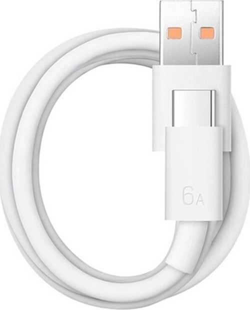 Huawei Type C 6A Şarj ve Data Kablosu - Beyaz