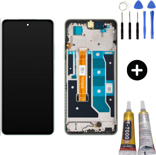 Realme C75 RMX3941 Uyumlu Çıtalı HK Lcd Ekran Dokunmatik + Montaj Seti