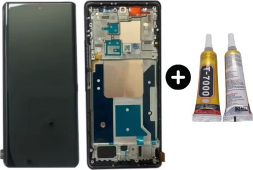 İnfinix Zero 40 4G Uyumlu Çıtalı OLED Lcd Ekran Dokunmatik + B7000