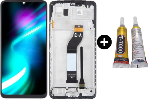 Xiaomi Redmi 13R Uyumlu Çıtalı Servis Lcd Ekran Dokunmatik + B7000