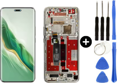 Huawei Honor Magic 6 Pro Uyumlu Çıtalı Servis Lcd Ekran Dokunmatik + Tamir Seti