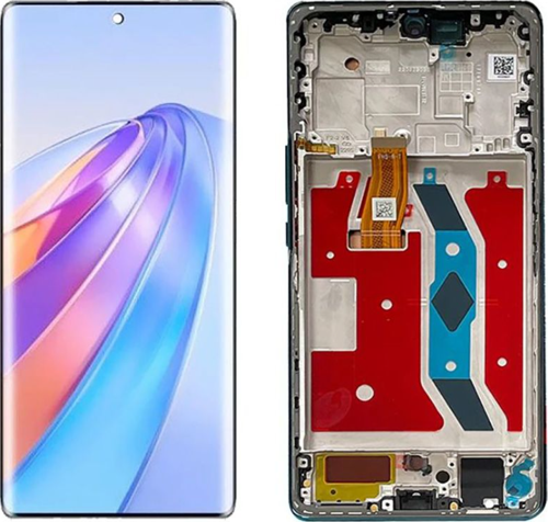 Huawei Honor X9A Uyumlu Çıtalı OLED Lcd Ekran Dokunmatik Yeşil