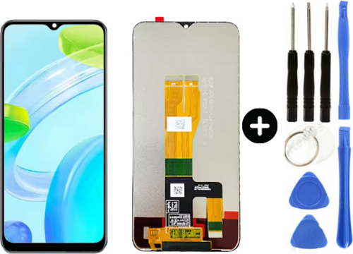 Realme C30S RMX3690 Uyumlu Lcd Ekran Dokunmatik + Tamir Seti