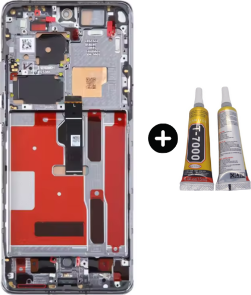 Huawei P50 Pro JAD-LX9 Uyumlu Çıtalı HK Lcd Ekran Dokunmatik + B7000