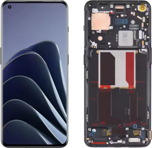 Oneplus 10 Pro NE2210 Uyumlu Çıtalı Servis Lcd Ekran Dokunmatik