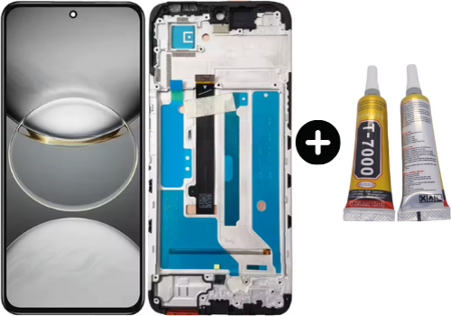 Tecno Spark 30 Pro KL7 Uyumlu Çıtalı HK Lcd Ekran Dokunmatik + B7000
