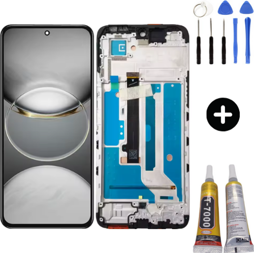 Tecno Spark 30 Pro KL7 Uyumlu Çıtalı HK Lcd Ekran Dokunmatik + Montaj Seti