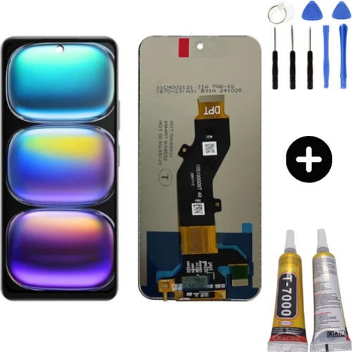 Tecno Spark 40 Uyumlu A Kalite Lcd Ekran Dokunmatik KM5N + Montaj Seti