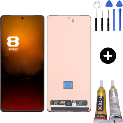Asus Rog Phone 8 Pro AI2401 Uyumlu HK Lcd Ekran Dokunmatik + Montaj Seti