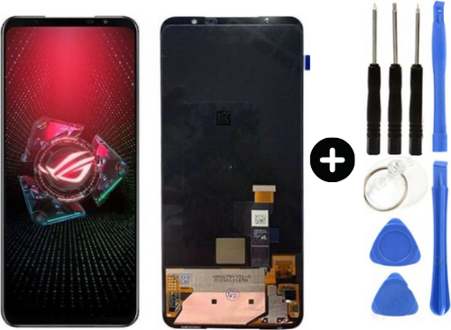 Asus Rog Phone 5 ZS673KS Uyumlu OLED Lcd Ekran Dokunmatik + Tamir Seti