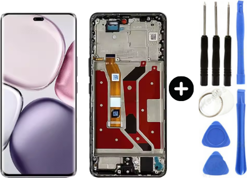 Huawei Honor Magic 7 Lite BRP-NX1M Uyumlu Çıtalı HK Lcd Ekran Dokunmatik + Tamir Seti