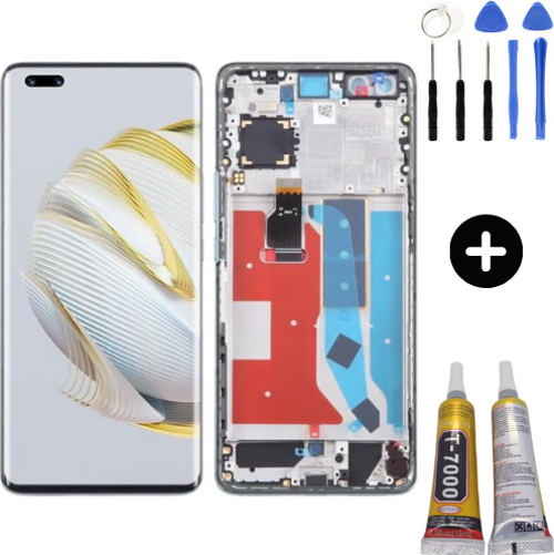 Huawei Nova 10 Pro GLA-LX1 Uyumlu Çıtalı Servis Lcd Ekran Dokunmatik + Montaj Seti