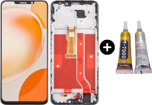 Huawei Nova Y91 STG-LX1 Uyumlu Çıtalı HK Lcd Ekran Dokunmatik + B7000