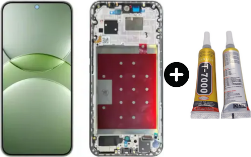 Huawei Nova 13 BLK-LX9 Uyumlu Çıtalı HK Lcd Ekran Dokunmatik + B7000