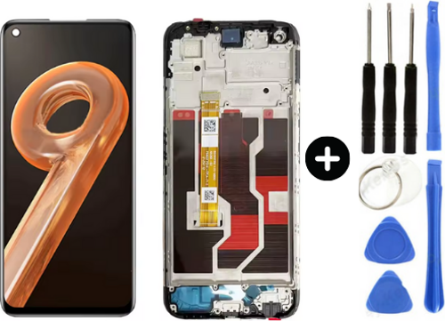 Oppo A96 CPH2333 Uyumlu Çıtalı Servis Lcd Ekran Dokunmatik + Tamir Seti