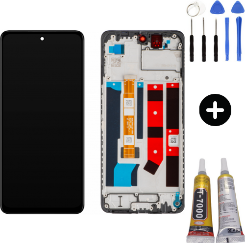 Oppo A60 CPH2631 Uyumlu Çıtalı Servis Lcd Ekran Dokunmatik + Montaj Seti