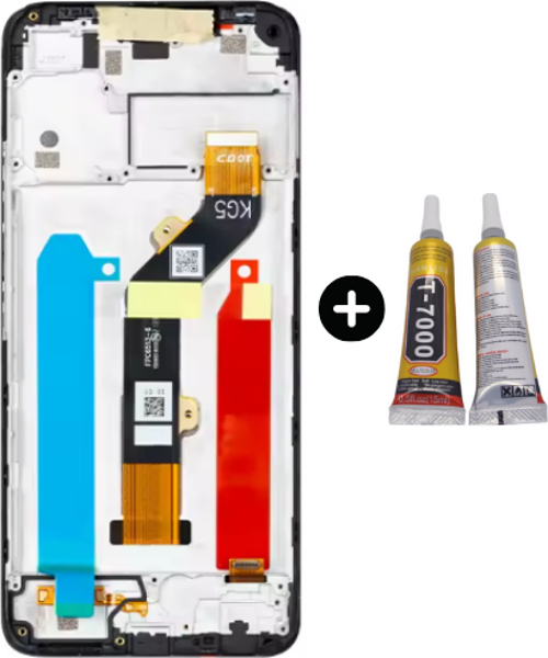 İnfinix Smart 6 X6511 Uyumlu Çıtalı Servis Lcd Ekran Dokunmatik + B7000