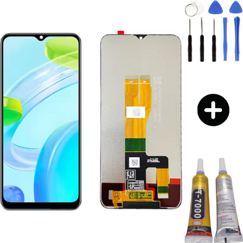 Realme C30S RMX3690 Uyumlu HK Lcd Ekran Dokunmatik + Montaj Seti