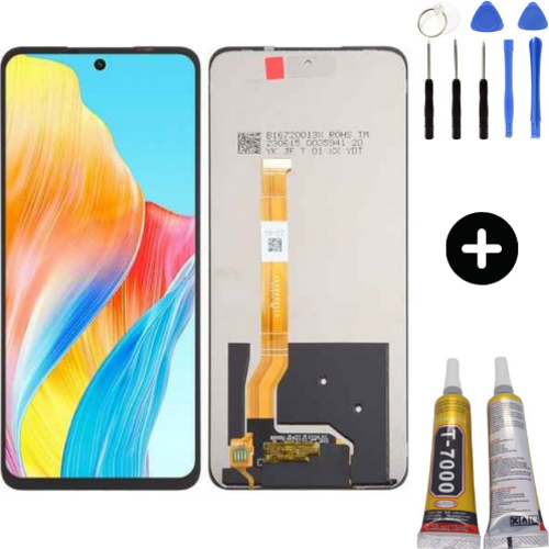 Oppo A58 4G Uyumlu OLED Lcd Ekran Dokunmatik + Montaj Seti