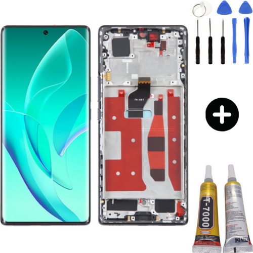 Huawei Honor 60 LSA-AN00 Uyumlu Çıtalı Servis Lcd Ekran Dokunmatik + Montaj Seti