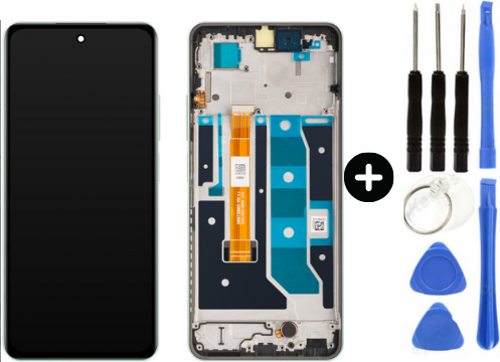 Realme C75 RMX3941 Uyumlu Çıtalı Servis Lcd Ekran Dokunmatik + Tamir Seti