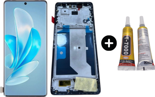 Vivo V29 Lite 5G Uyumlu Çıtalı Lcd Ekran Dokunmatik + B7000
