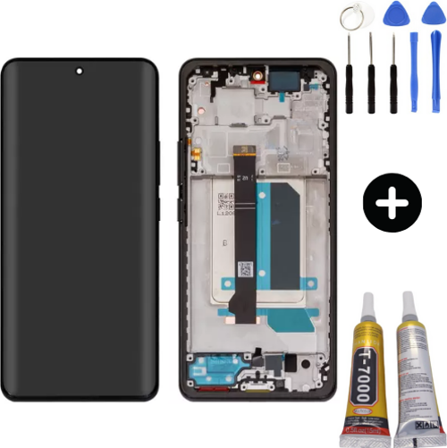 Redmi Note 14 Pro Plus 5G Uyumlu Çıtalı Lcd Ekran Dokunmatik 24115RA8EG + Montaj Seti