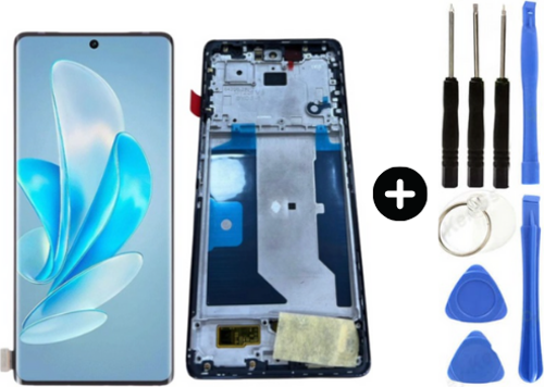 Vivo V29 Lite 5G Uyumlu Çıtalı HK Lcd Ekran Dokunmatik + Tamir Seti